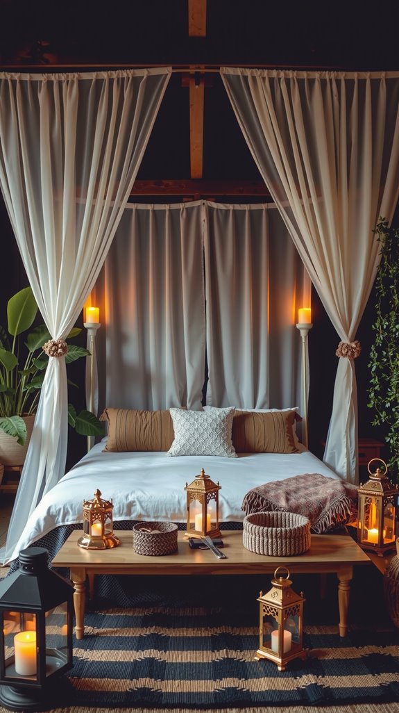 ethereal curtain room divisions