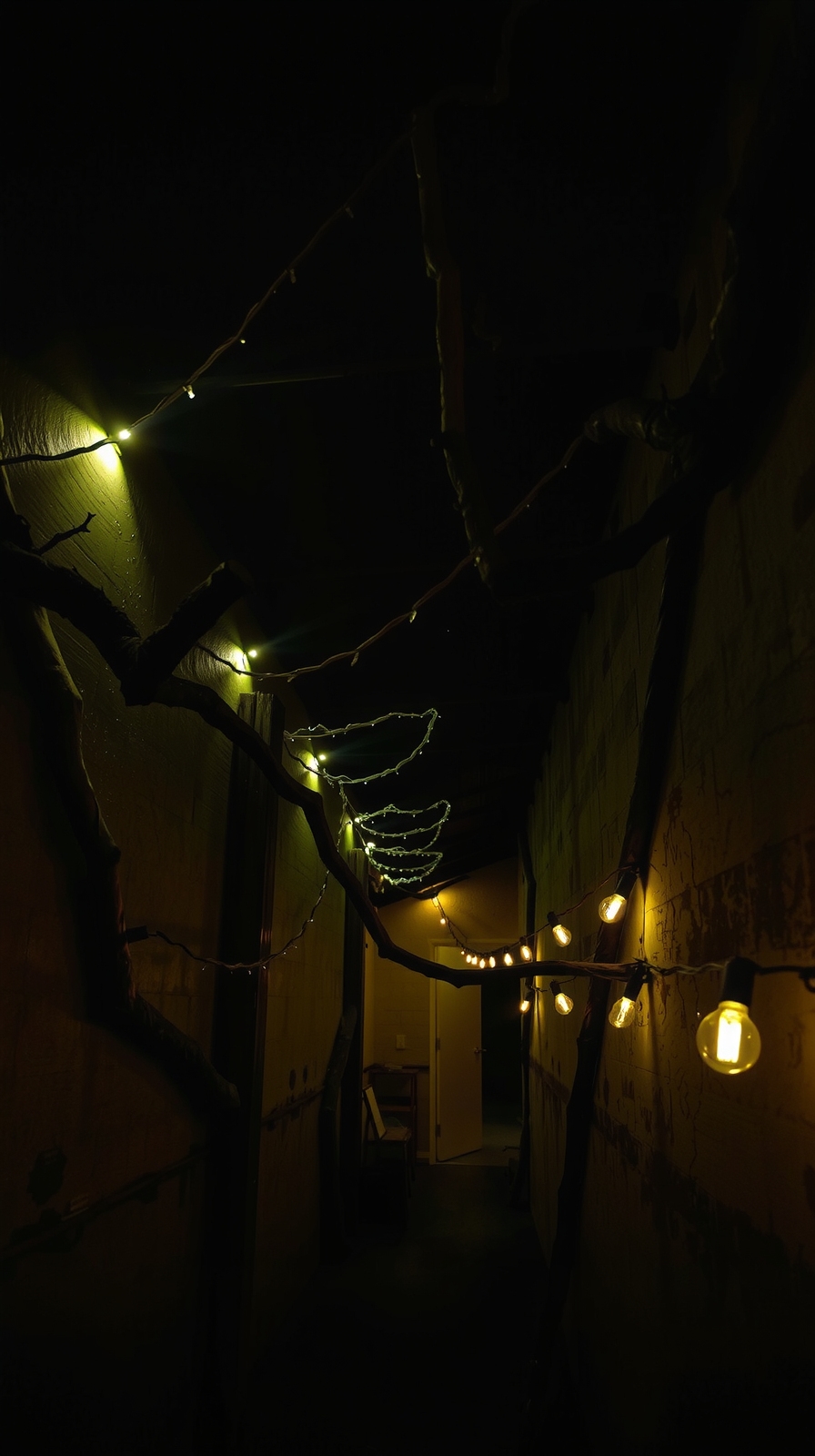 flickering forest led lights