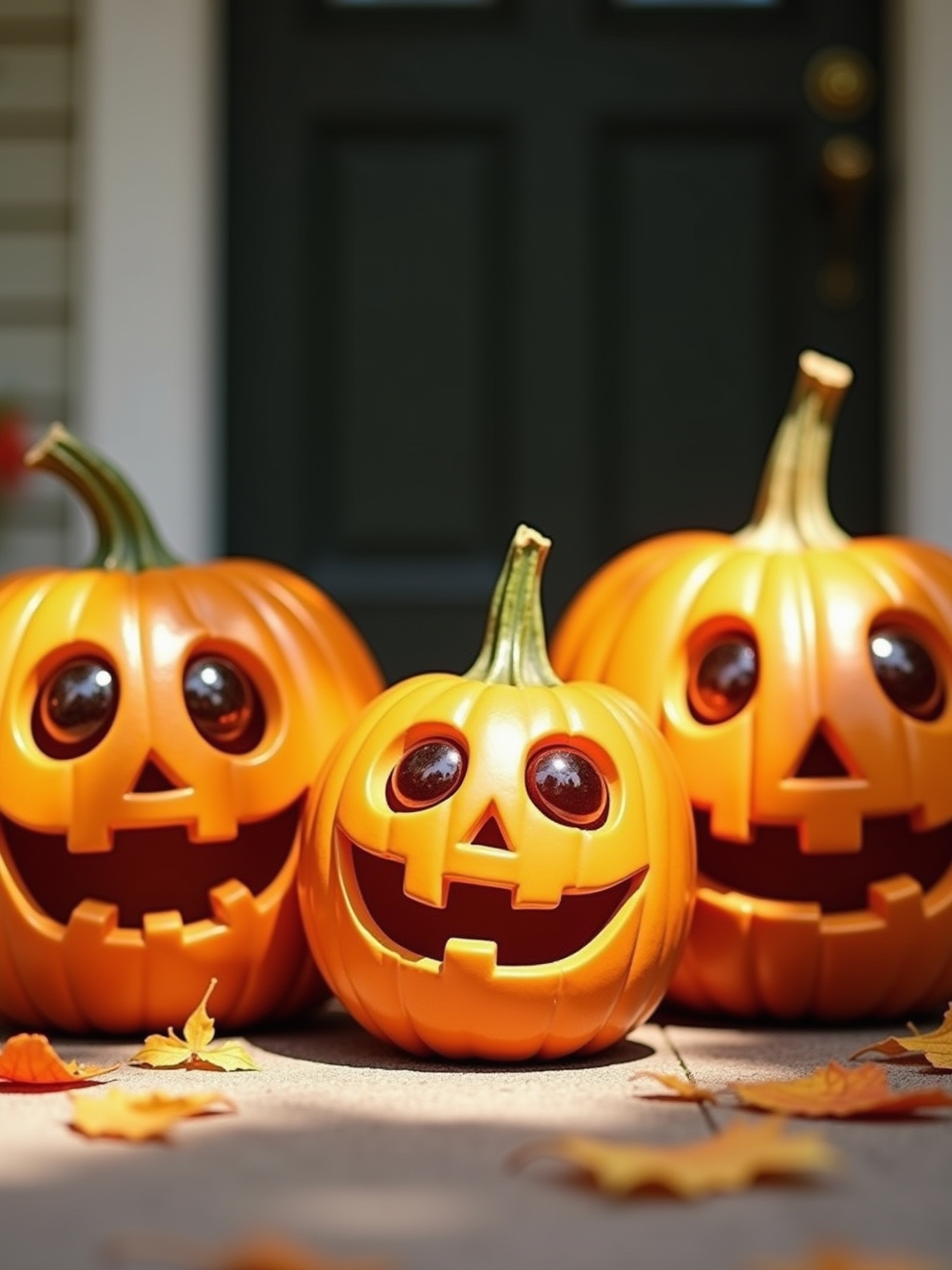 friendly round eyed pumpkins