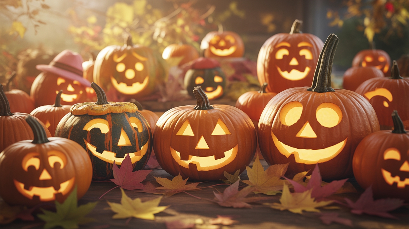 fun non scary pumpkin designs