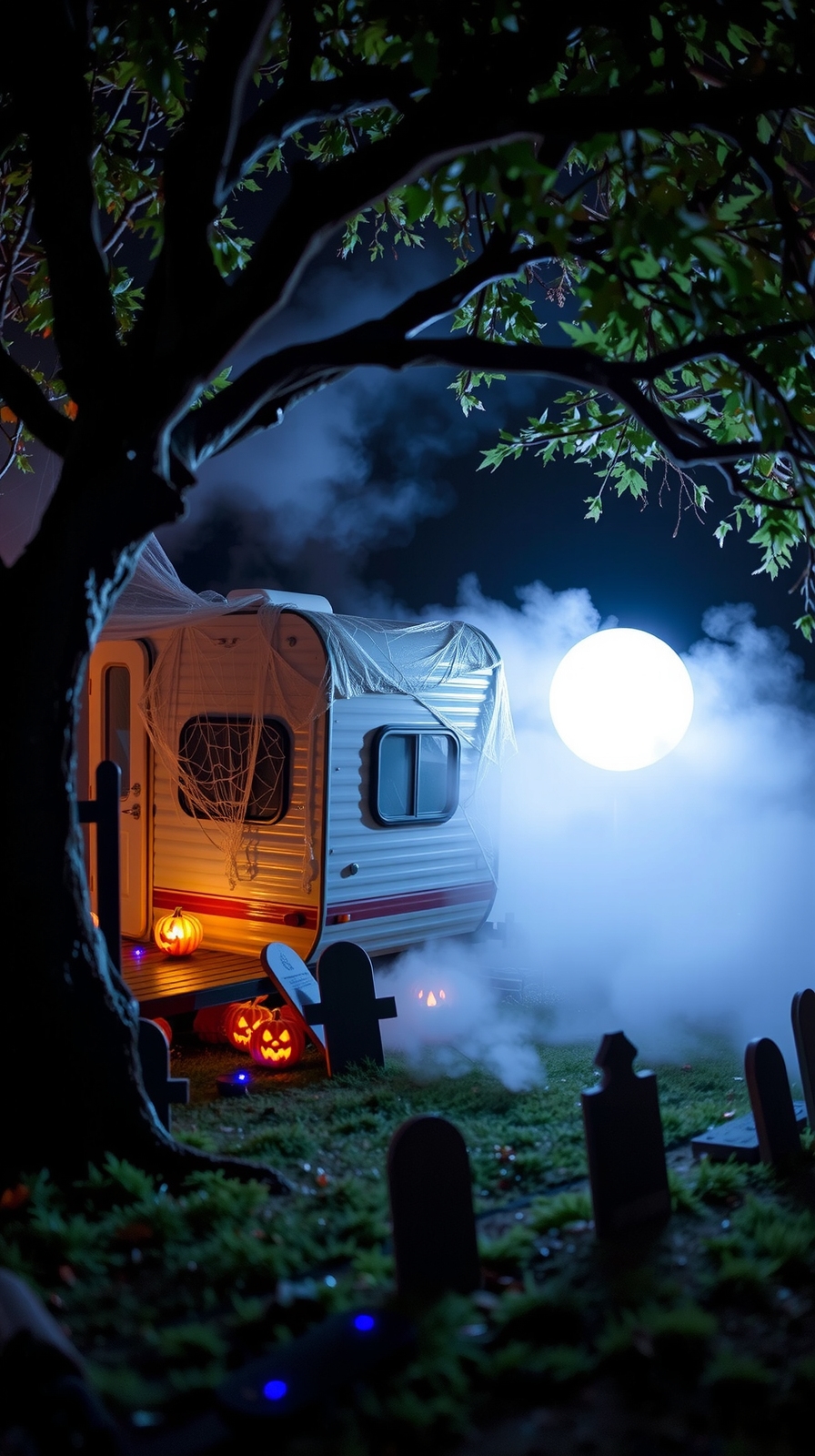 ghostly sound and fog