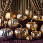 21 Glitter & Glam Painted Pumpkins That Double as Party Centerpieces