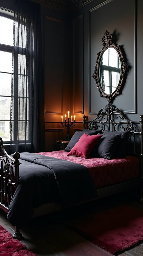 gothic minimalism pattern fusion