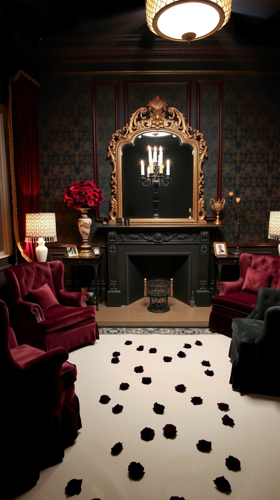 gothic victorian halloween decor