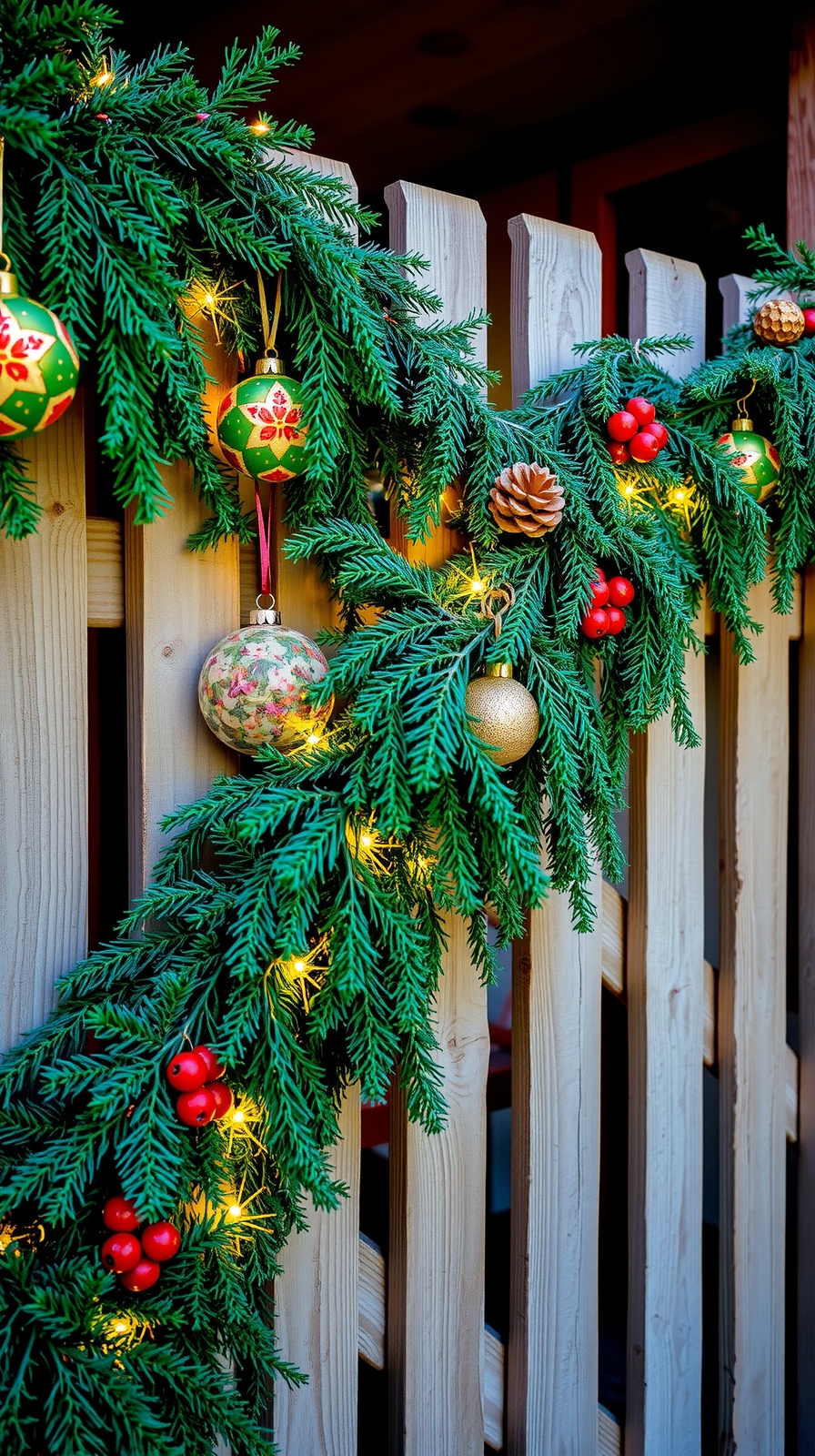handcrafted cedar and spruce garlands