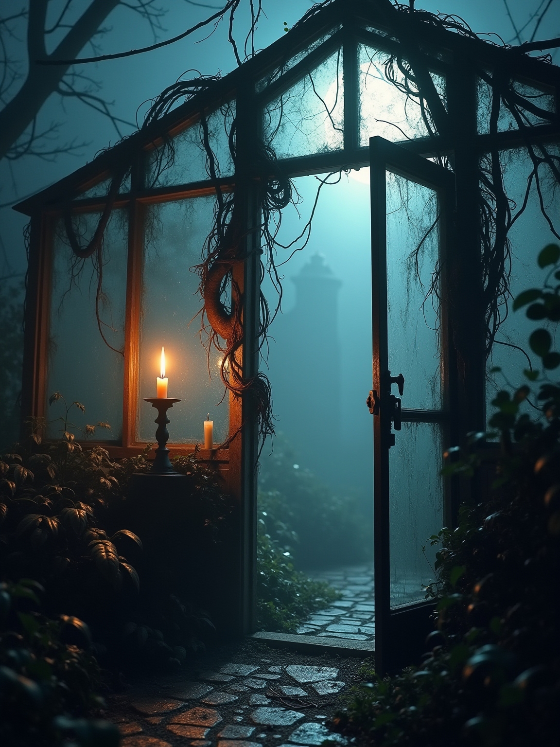 haunted greenhouse halloween decorations