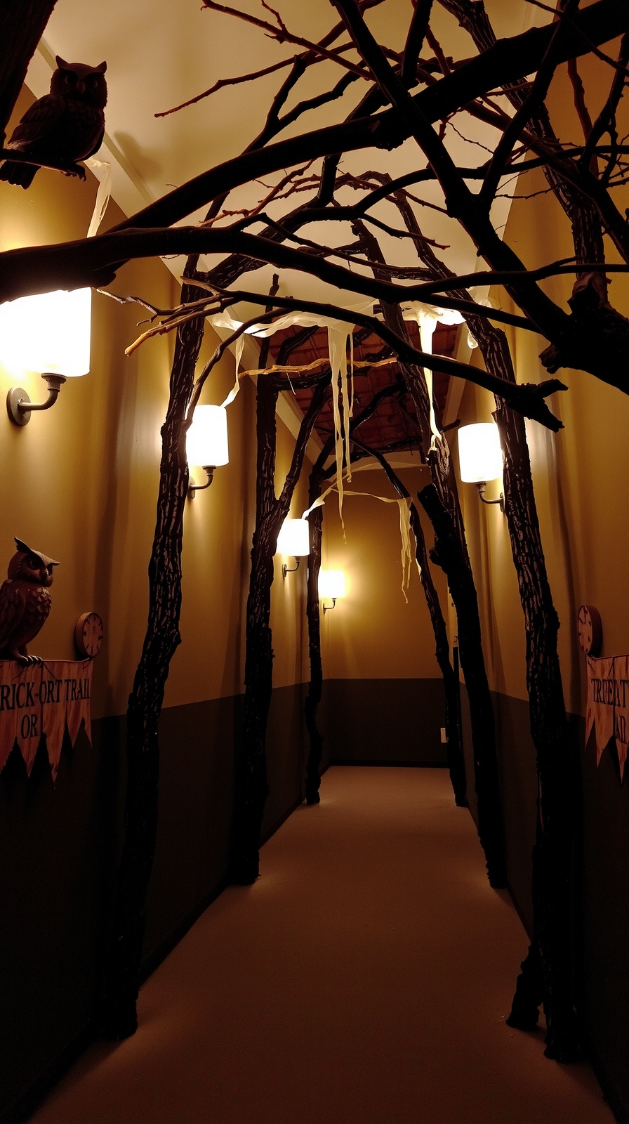 immersive haunted trail markers