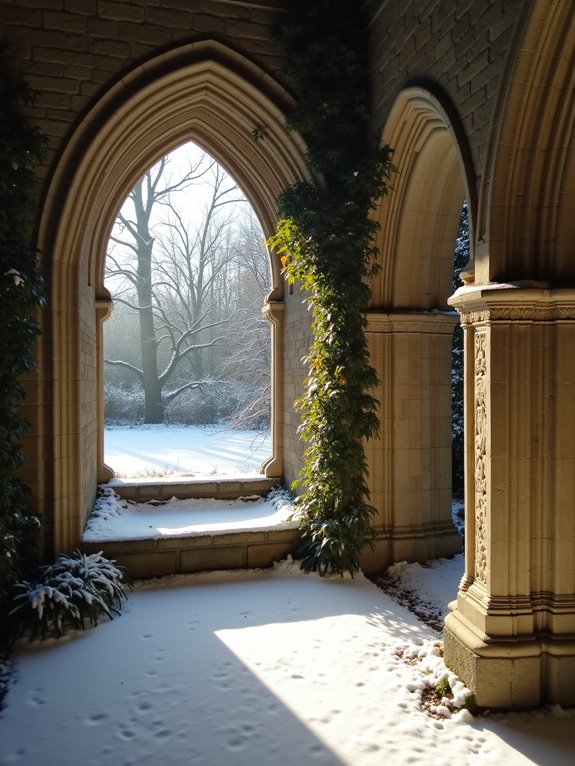 ivory cross illuminated beautifully