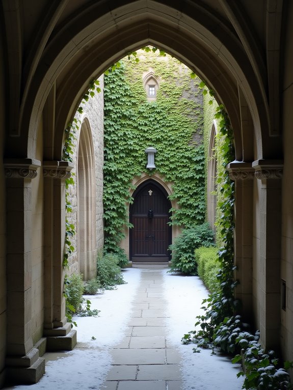 ivy enhances medieval architecture