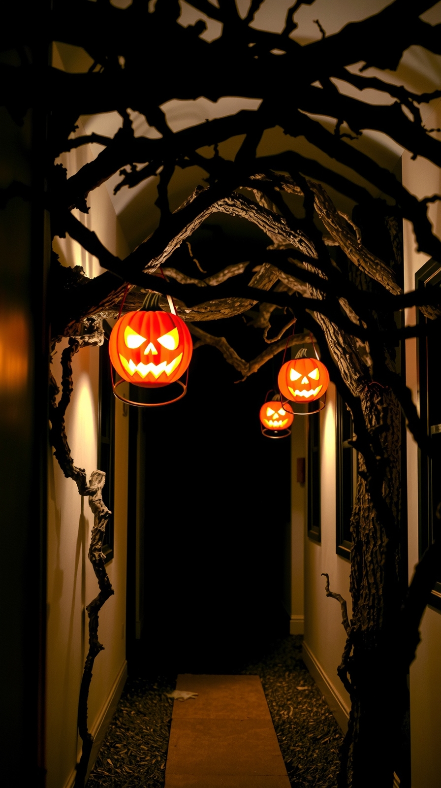 jack o lantern lighting installations
