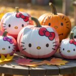 Easy No-Carve Hello Kitty Pumpkins for Kids & Families