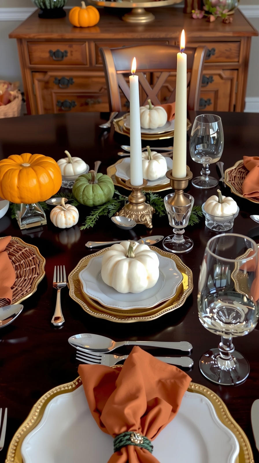 layered table settings elegance