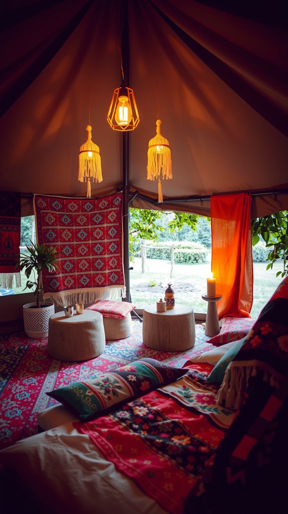 layered textiles and patterns