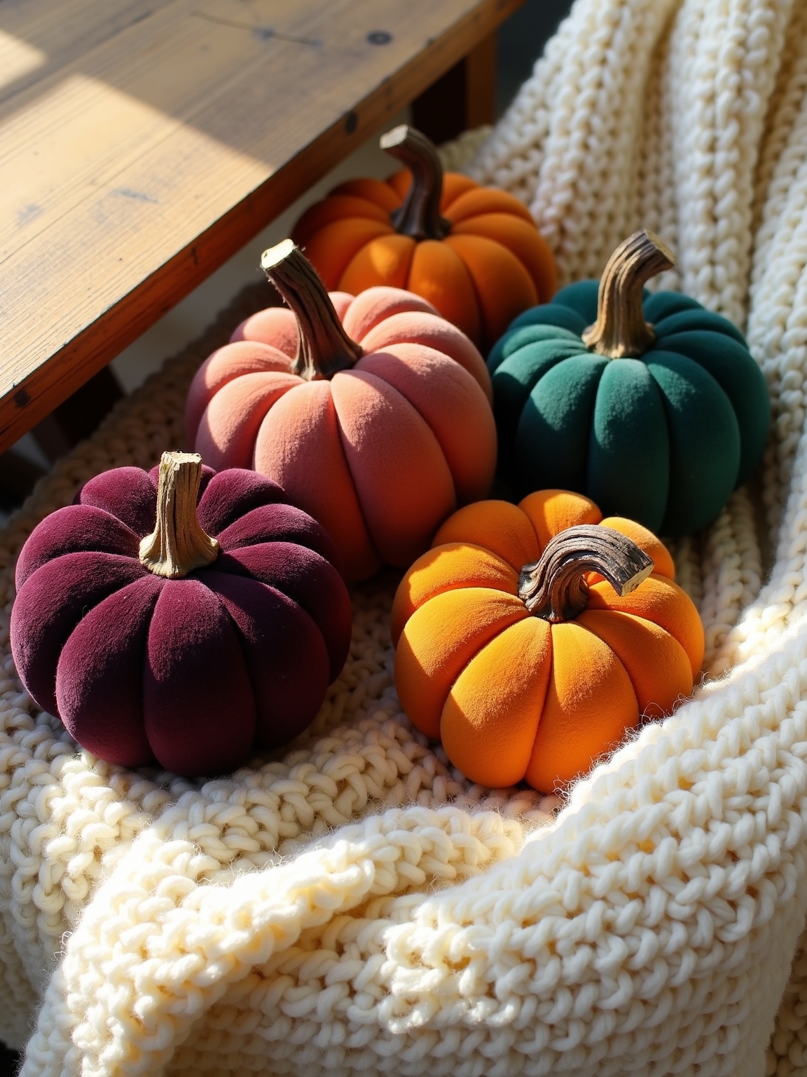 luxurious cozy textile combinations