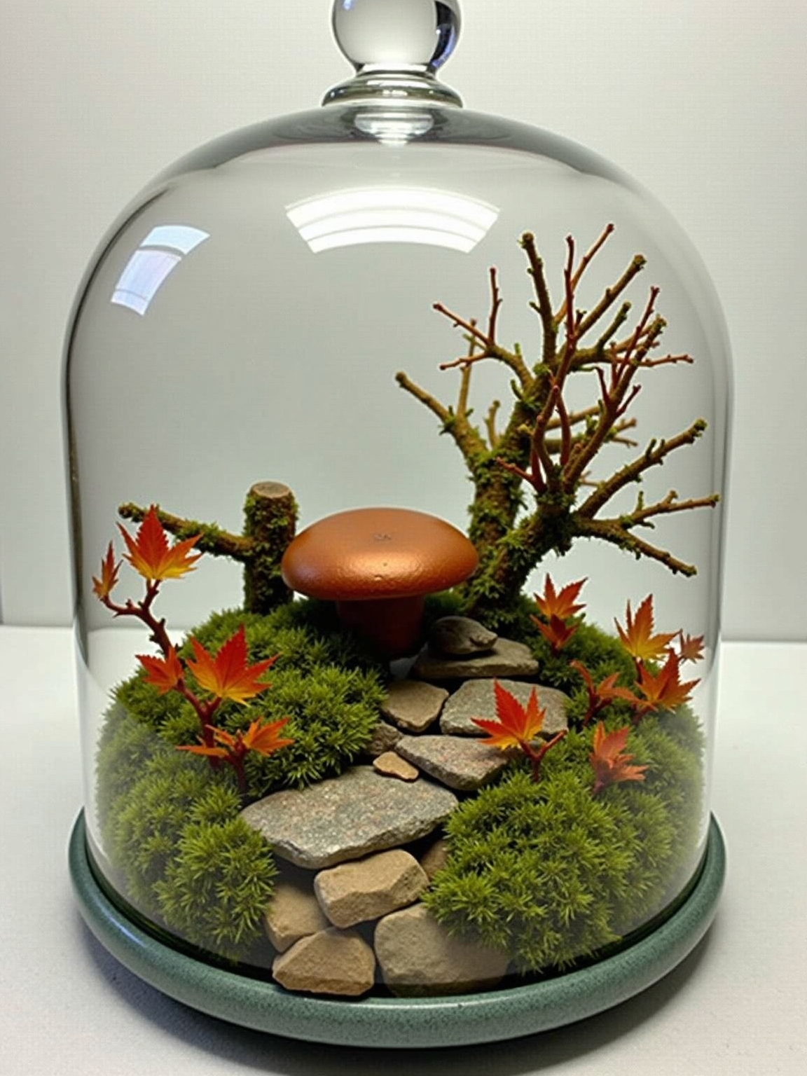 moss miniature landscape creation