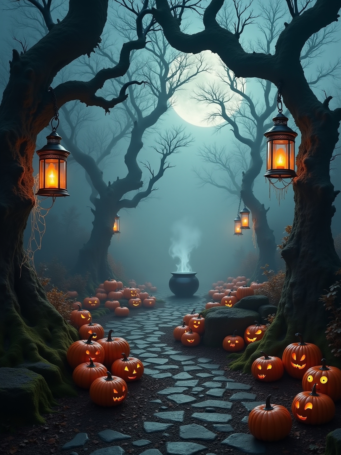 mystical witch s garden path