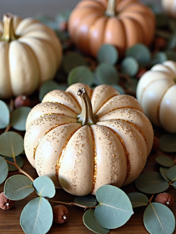 natural elegance with glitter