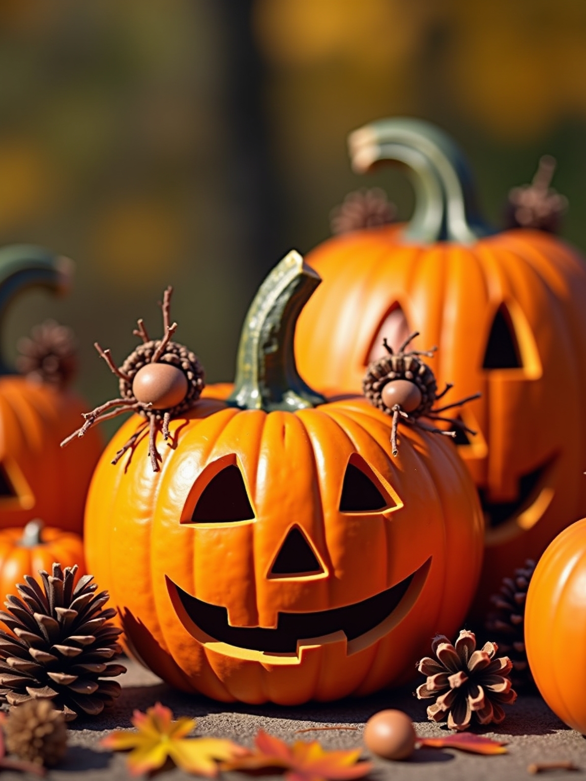 natural pumpkin decoration ideas