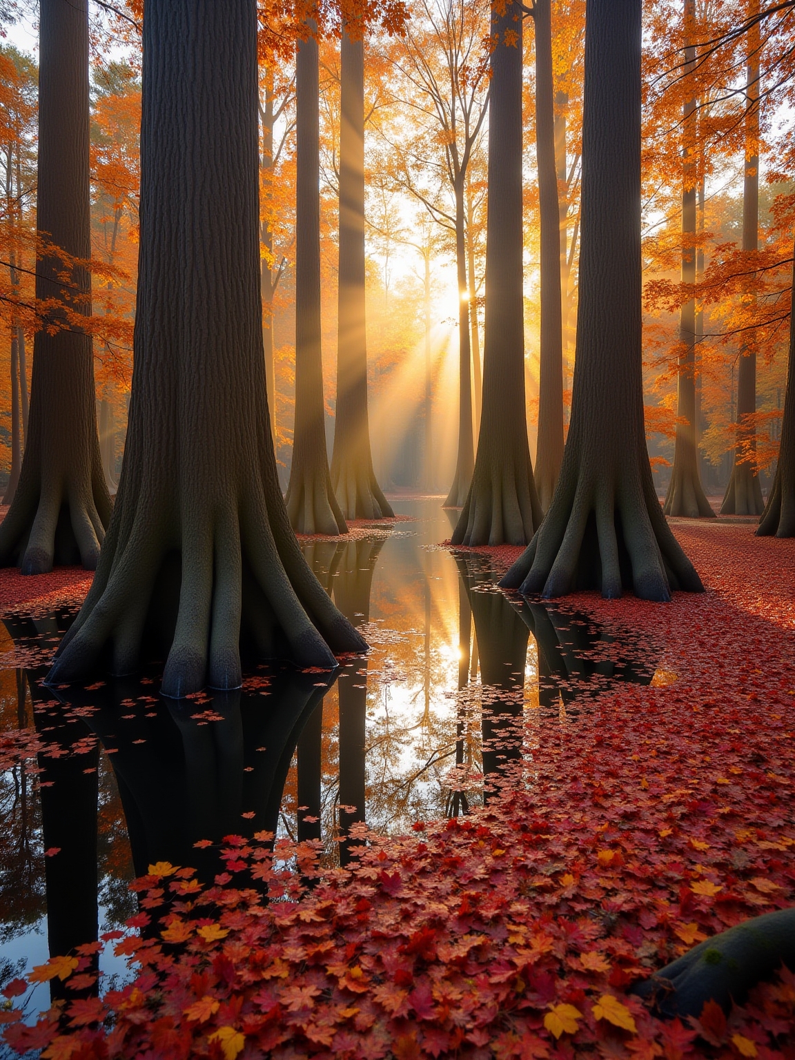 quiet autumn escape outdoors