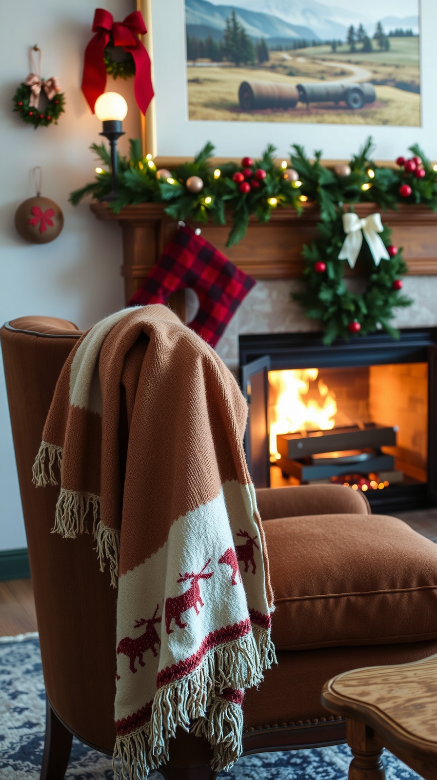 repurposed wool holiday decor