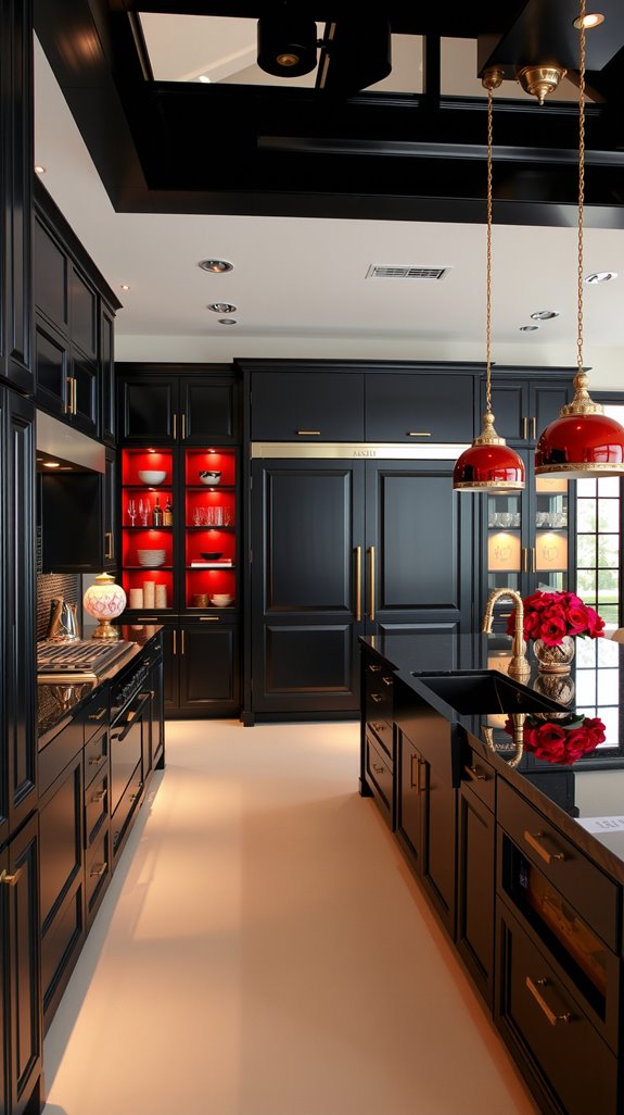 ruby pendant lighting elegance