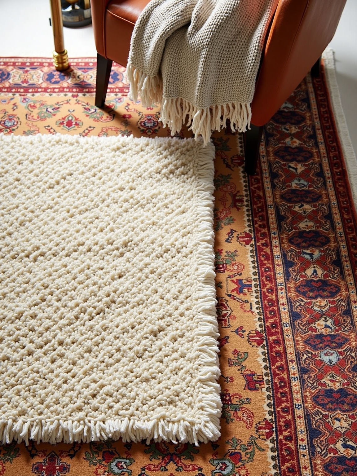 rug layering for personalization