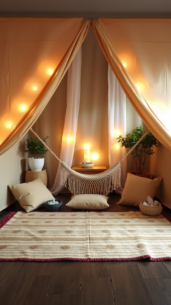 serene hammock meditation zone