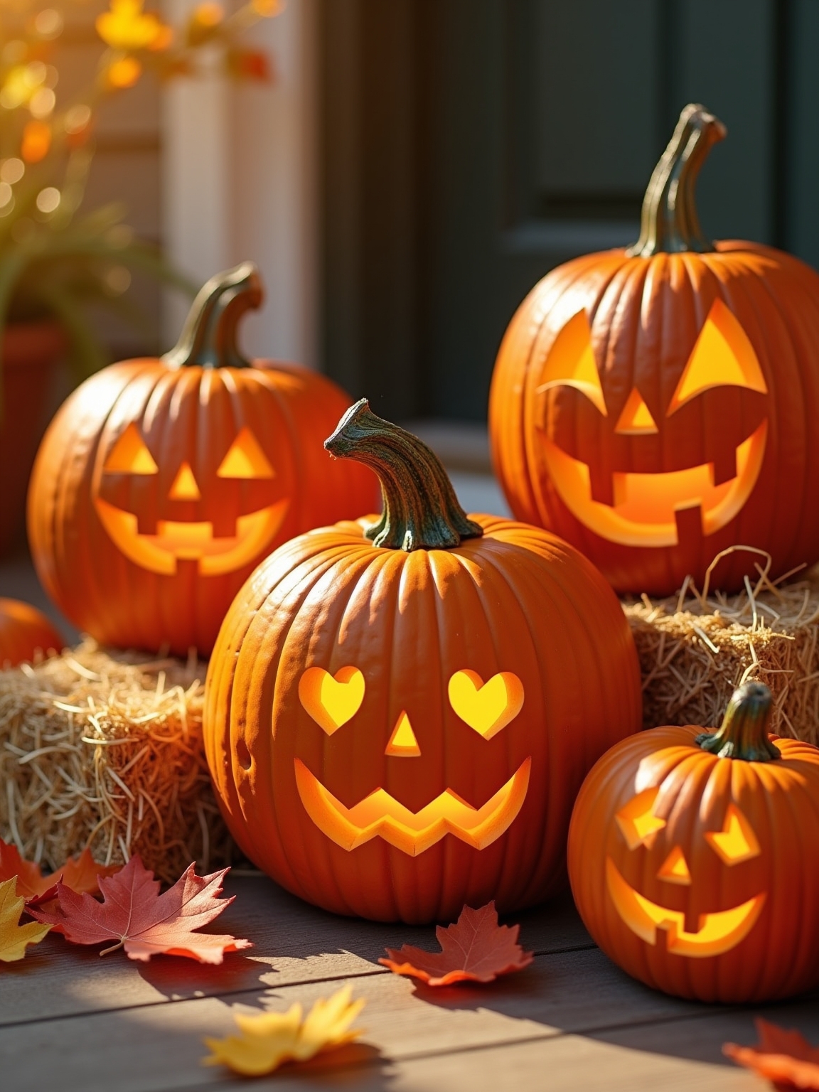 simple pumpkin carving stencils