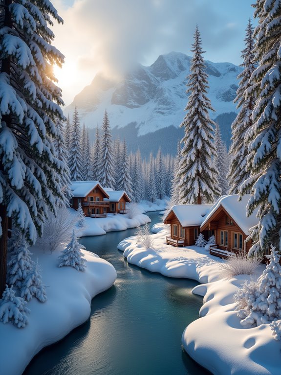 snow capped peaks adventure awaits