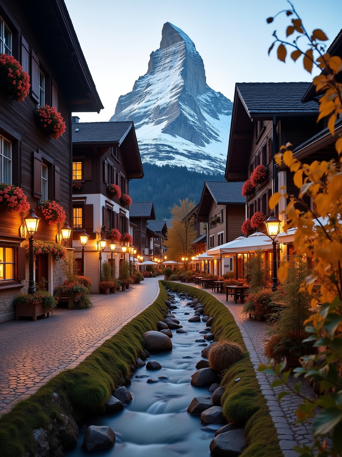 sustainable alpine village destination