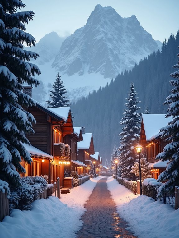 traditional alpine village charm