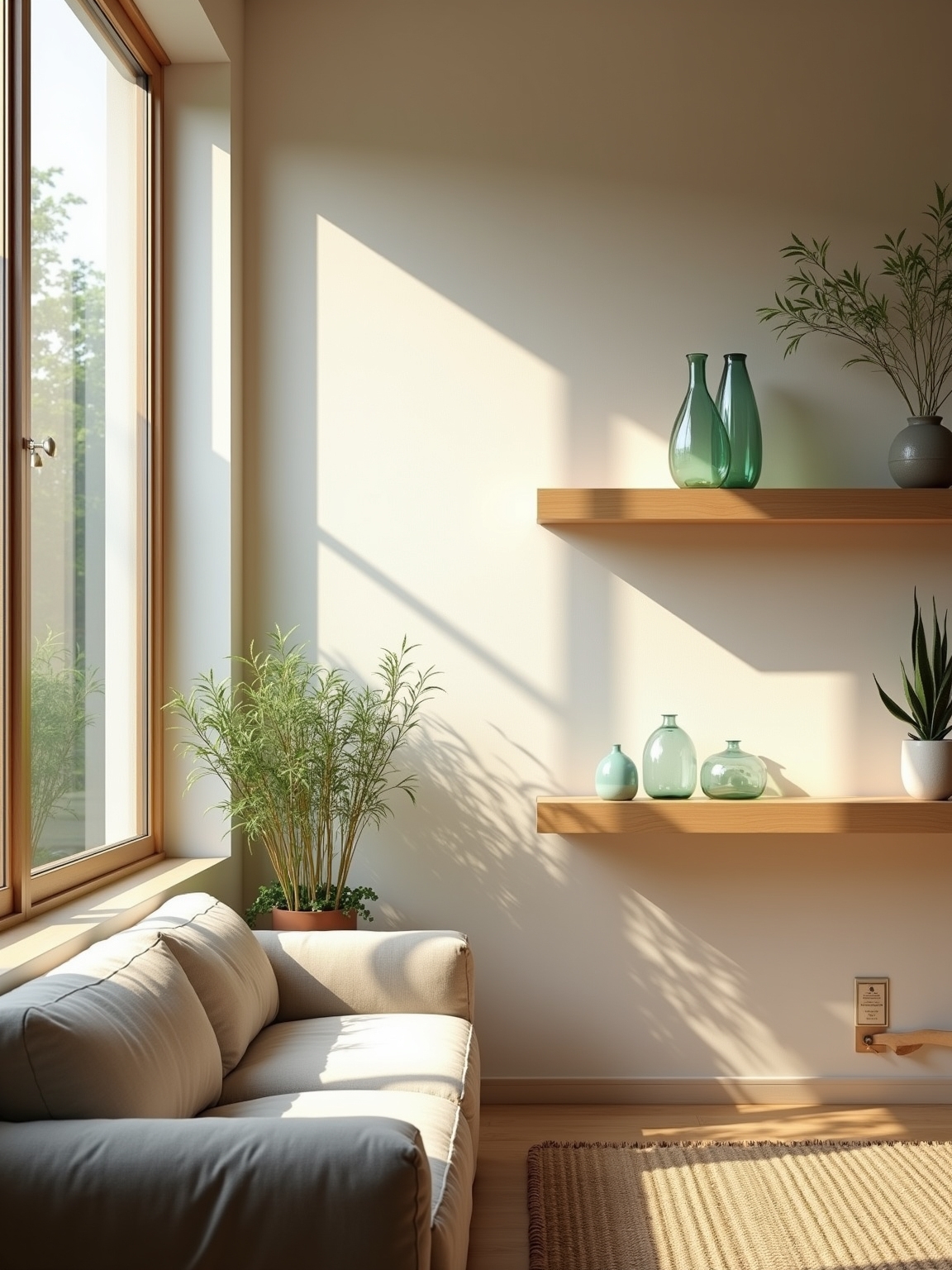 translucent glass enhances tranquility