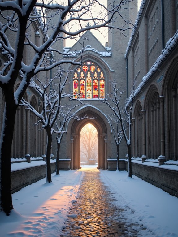 unicorn hunting winter tapestries