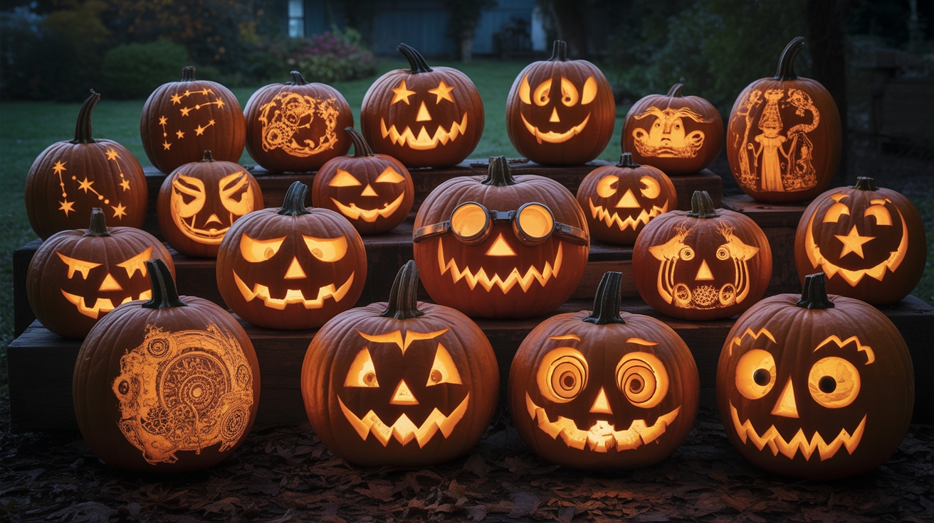 unique halloween pumpkin designs