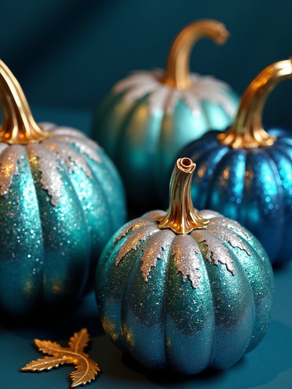 vibrant pumpkin decorating colors