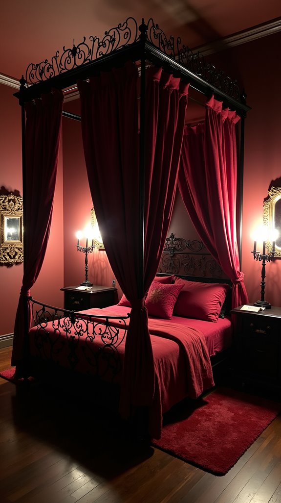victorian gothic canopy bed