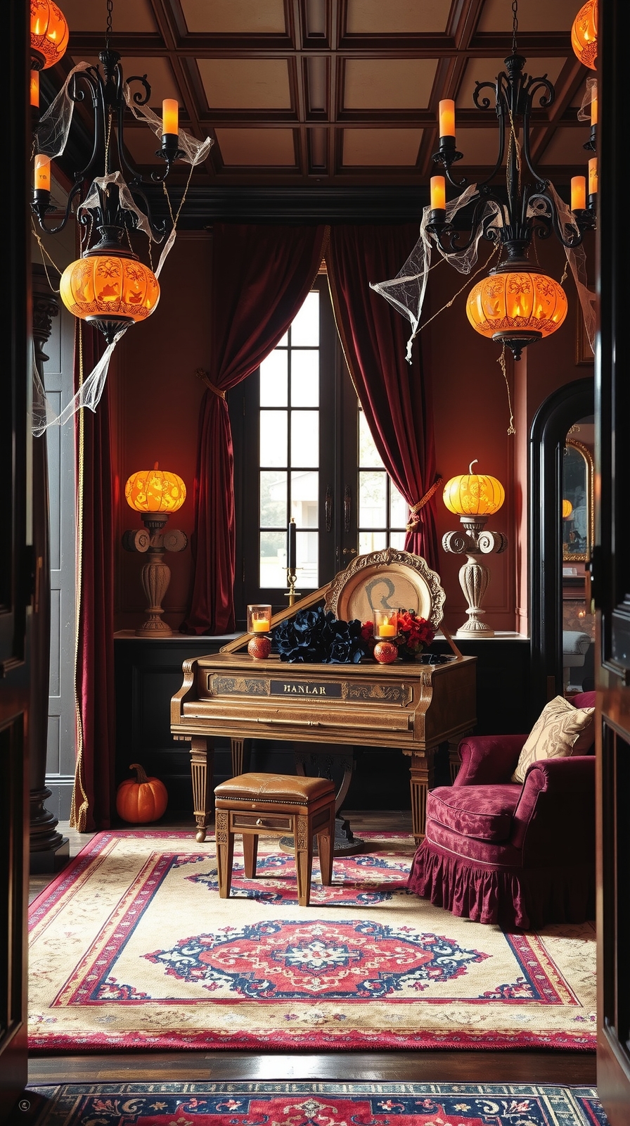 victorian piano haunting centerpiece