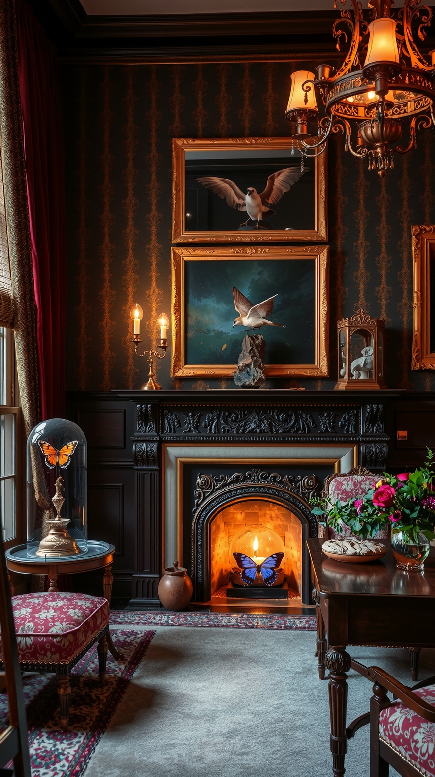 victorian taxidermy home decor