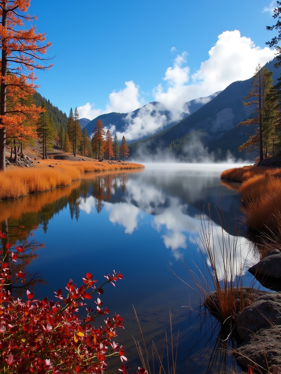 volcanic wonders in autumn