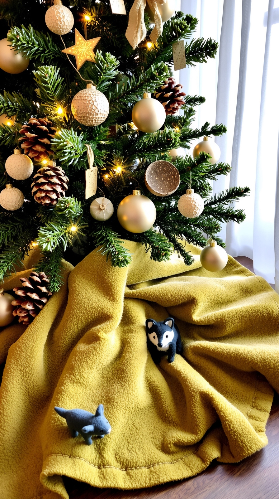 woodland inspired holiday decor