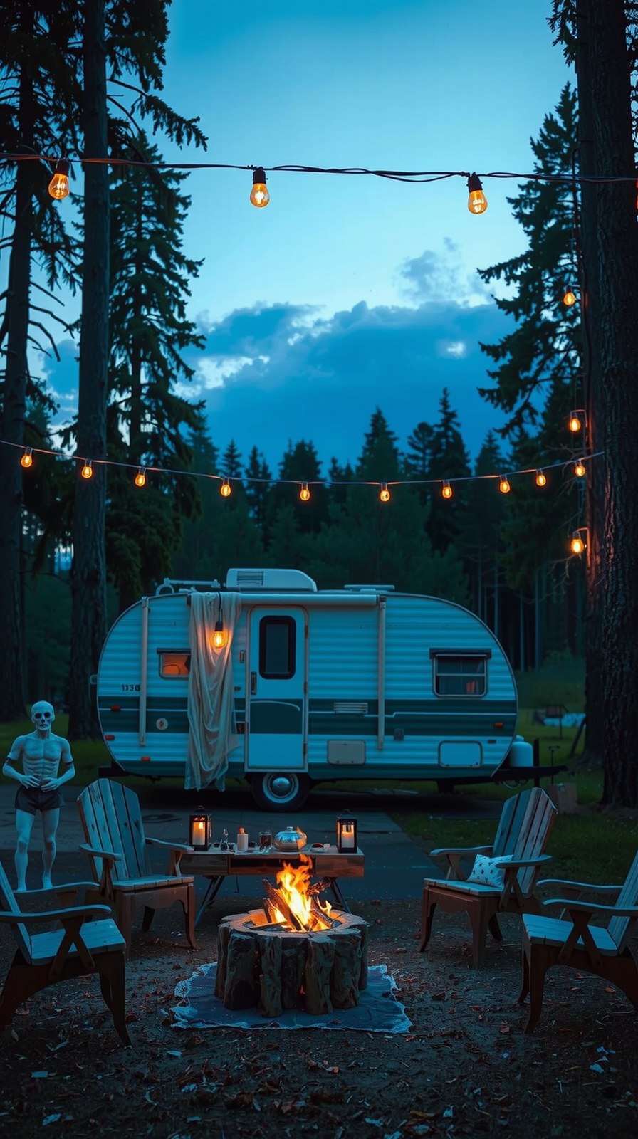 zombie survival campsite setup