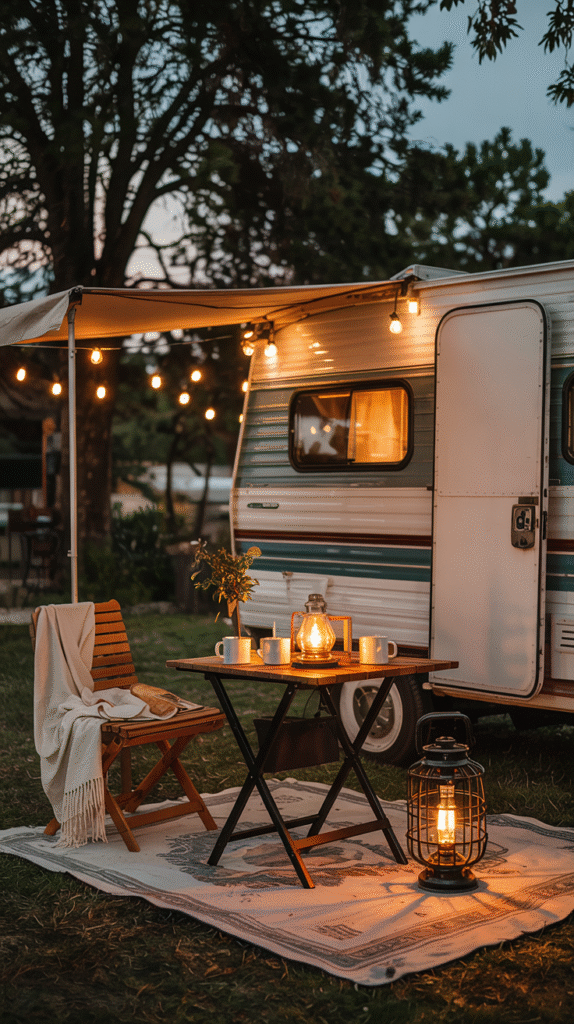 Add String Lights and Portable Lamps for Cozy Ambiance