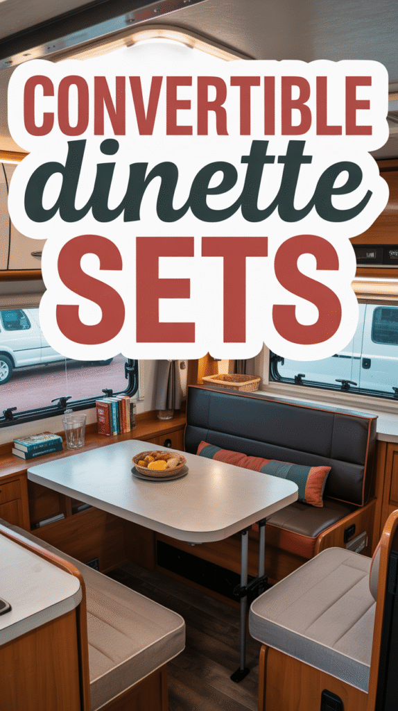 Convertible Dinette Sets With Hidden Storage Compartments
