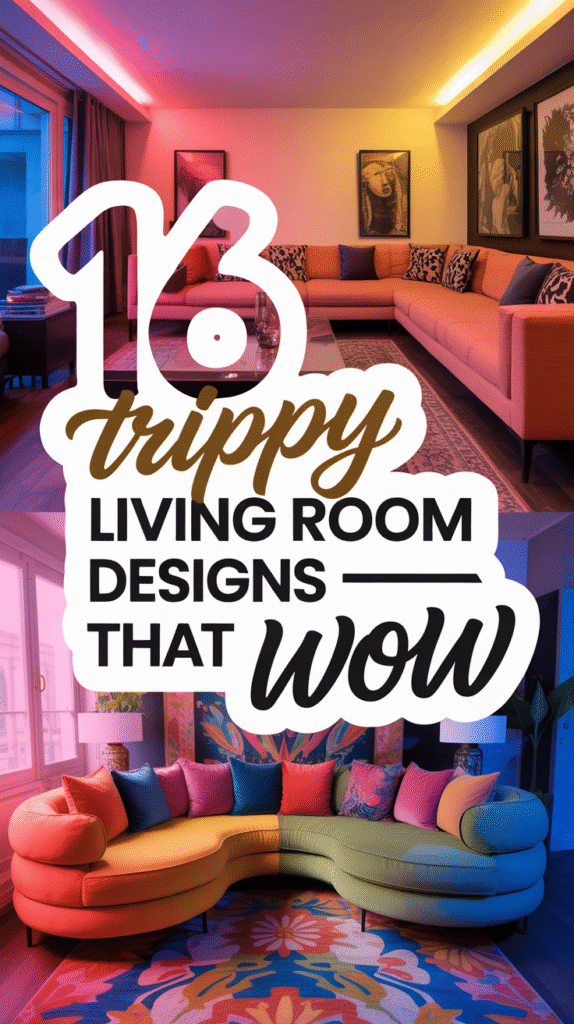Trippy Living Room Ideas That Feel Straight Out of a Dream