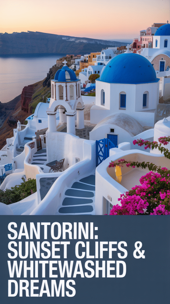 Santorini, Greece: Sunset Cliffs and Whitewashed Dreams
