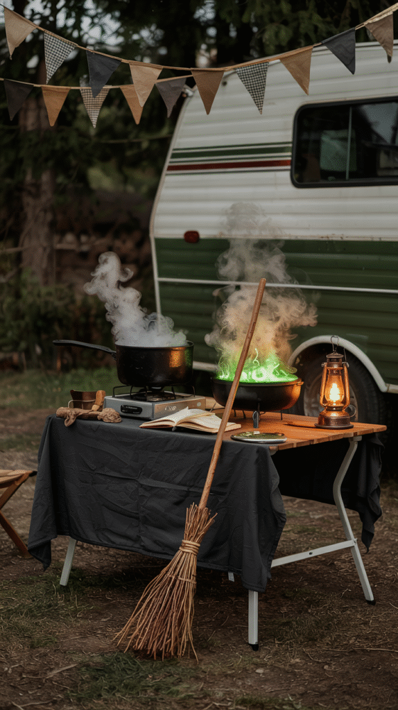 Witch's Potion Station Display