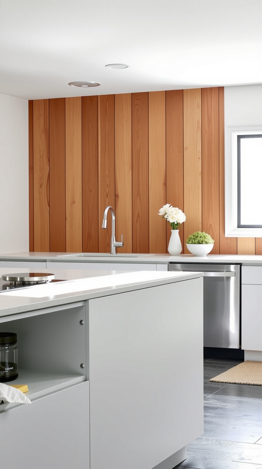 budget friendly wood slat accents