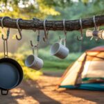 18 Clever Ways to Use Dollar Tree Carabiner & Shower Hooks at the Campsite