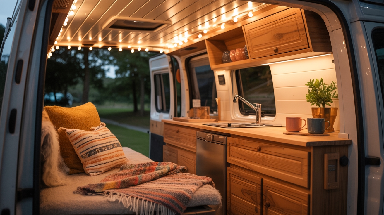cozy campervan home interiors