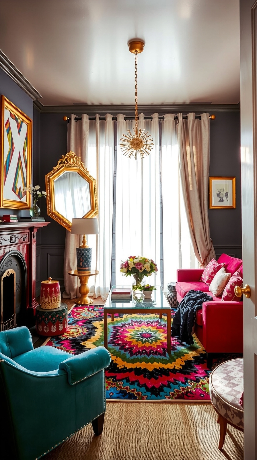 elegant light enhancing mirrors